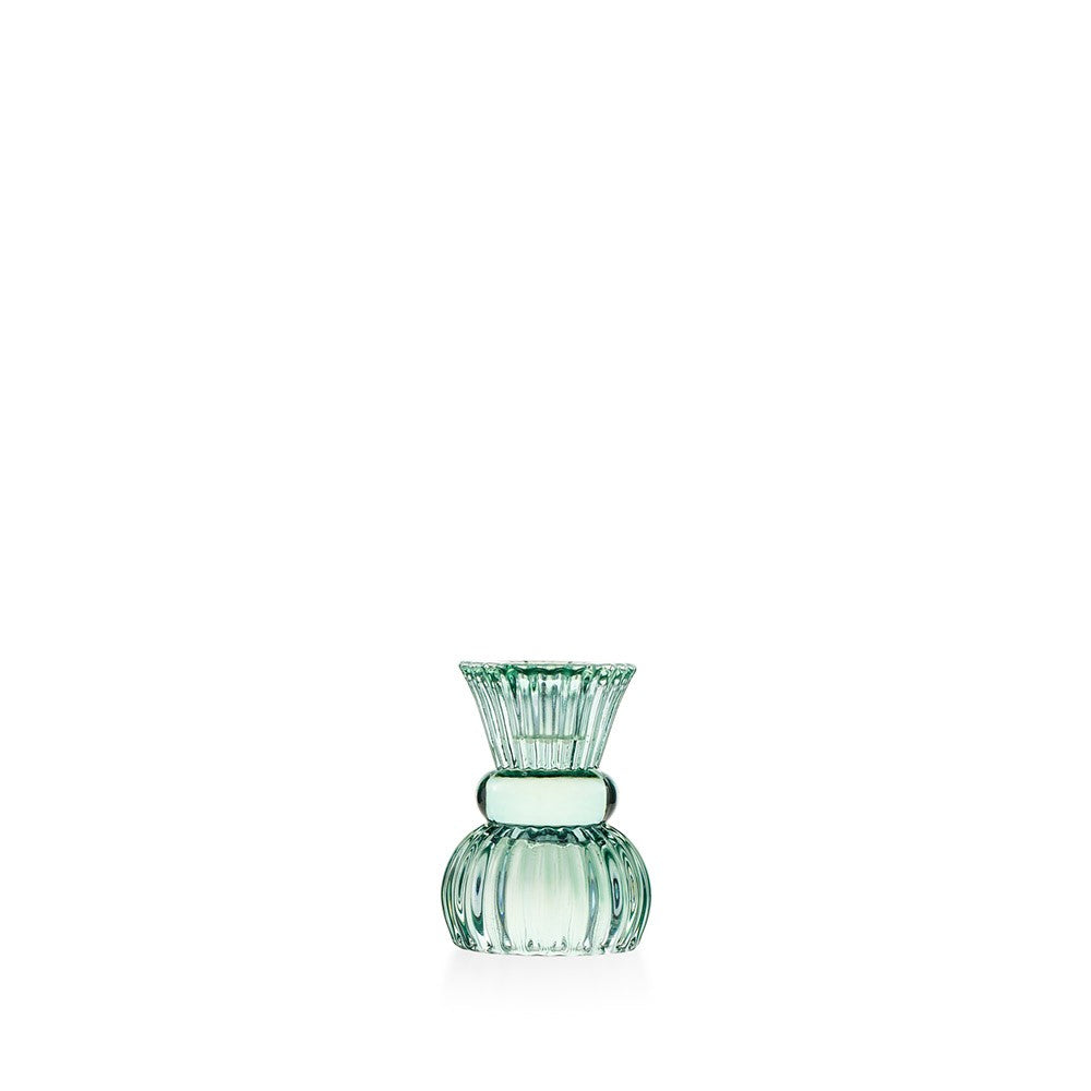 Candeliere Marrakech Emò Italia in vetro verde 7,8x5,5 cm