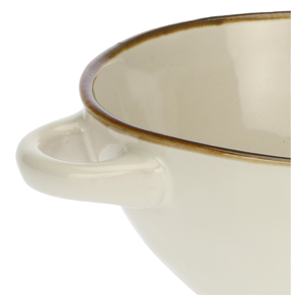 ROSE & TULIPS Concerto Ivory Soup Bowl with Handles 600cc Stoneware R134000010