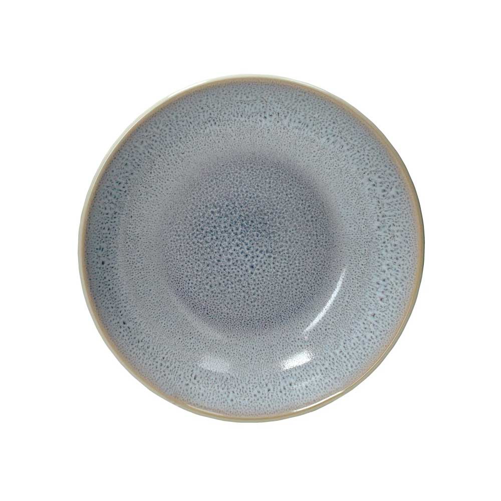 Piatto fondo Melange Brandani in stoneware color avorio 20,5 cm