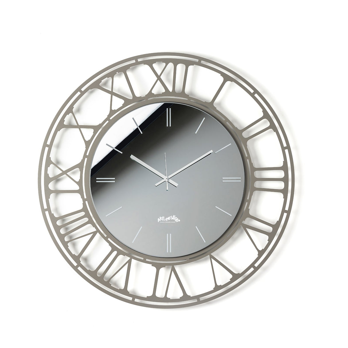 Orologio da parete Axis 70 Arti e Mestieri colore fango diametro 70 cm