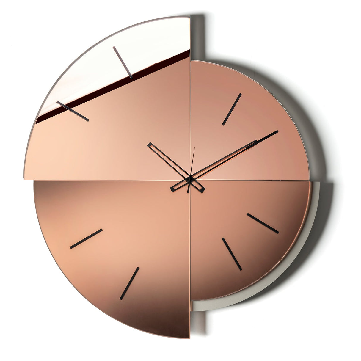 Orologio da parete Avignone Arti e Mestieri finitura Crystal Luxe rosa 65x70 cm