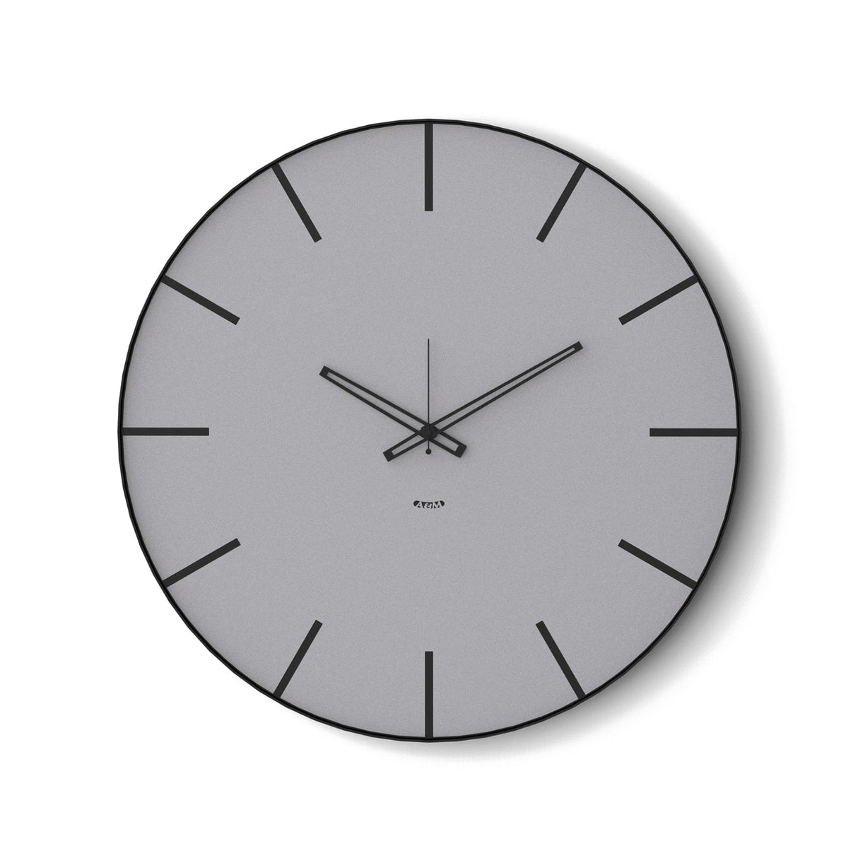 Orologio da parete Symbol Arti & Mestieri in alluminio nero 45 cm