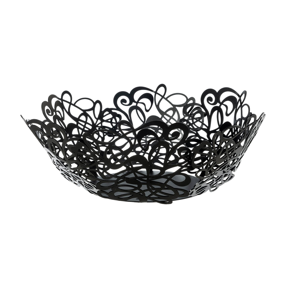 Centrotavola Scarabocchio Arti & Mestieri in ceramica nera 38x13 cm