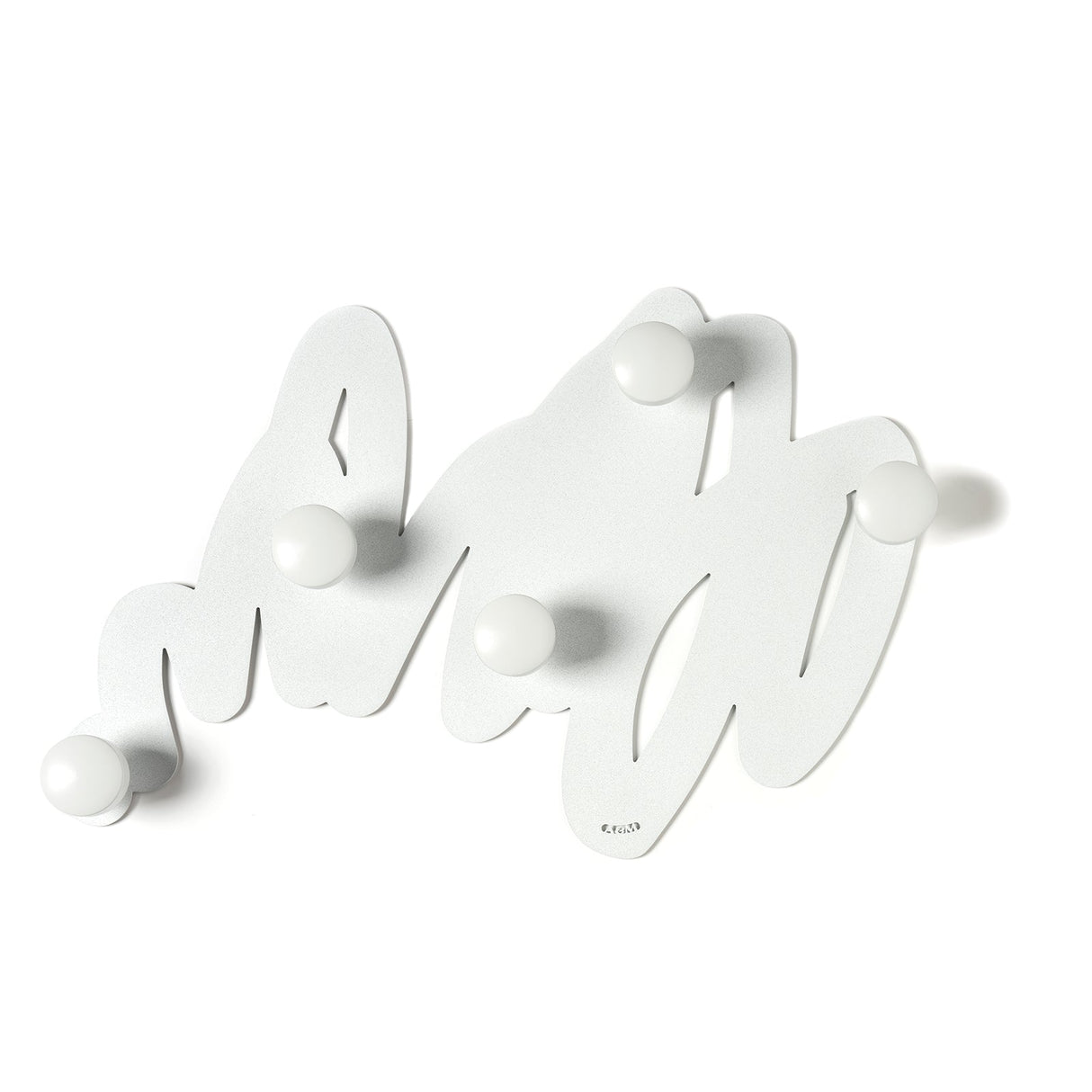 Appendiabiti Marea Arti & Mestieri effetto marmo bianco 50x32 cm