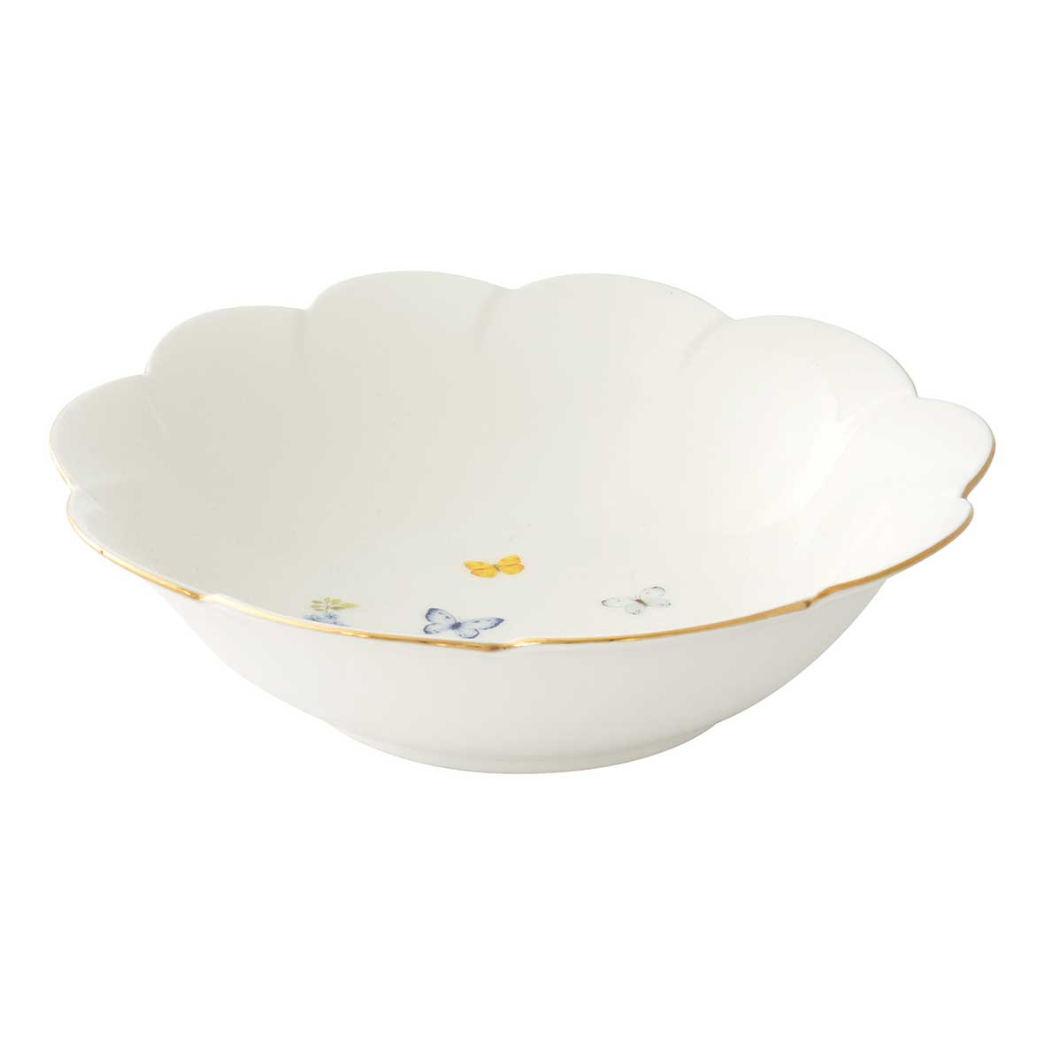 EASY LIFE Servizio Tavola Piatti Set 18 Pezzi in Porcellana Dancing Butterflies