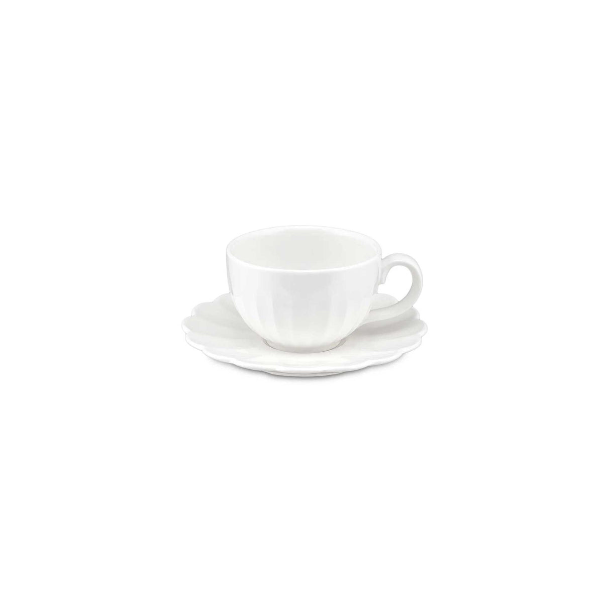 Set 6 tazze caffè Bellavista La Porcellana Bianca in porcellana bianca