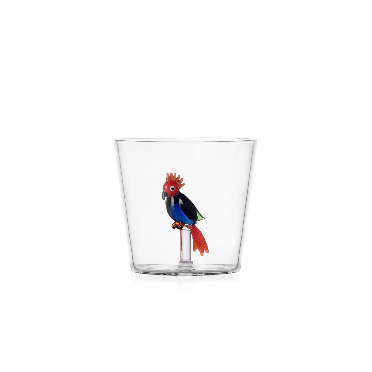 ICHENDORF Talking Trees Bicchieri con Uccelli Tropicali Set 6 Pezzi 300ml Vetro Borosilicato