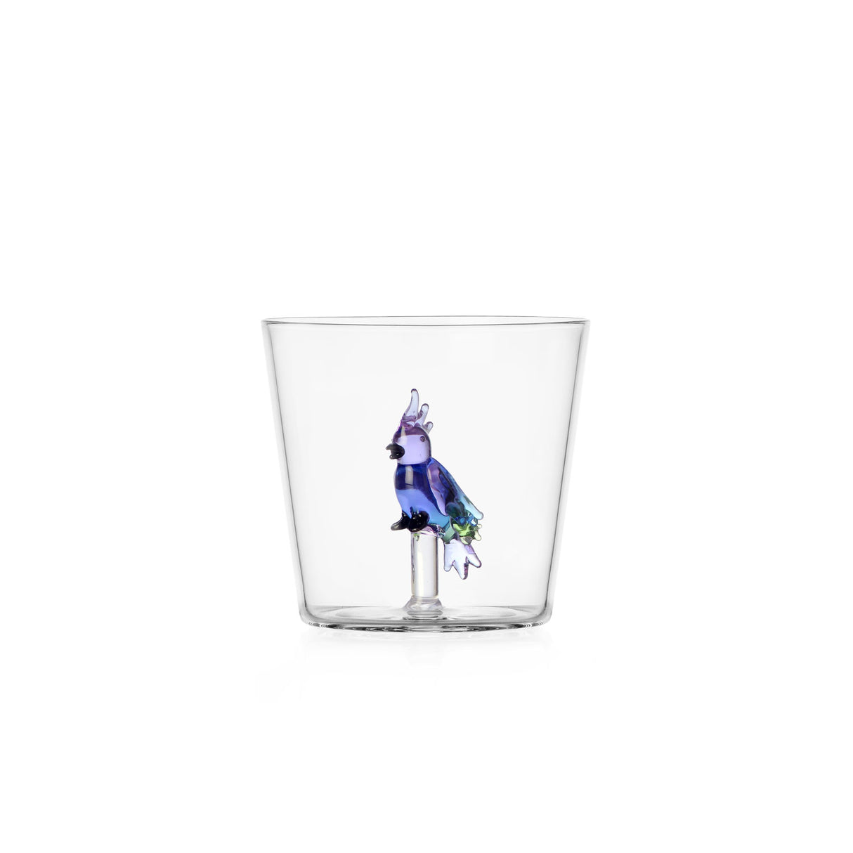 ICHENDORF Talking Trees Bicchieri con Uccelli Tropicali Set 6 Pezzi 300ml Vetro Borosilicato