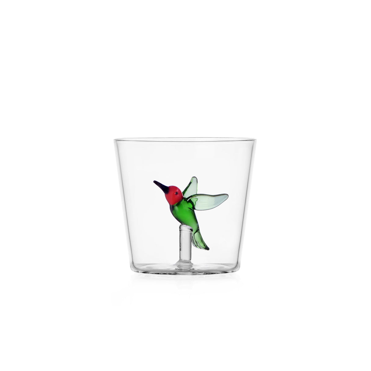 ICHENDORF Talking Trees Bicchieri con Uccelli Tropicali Set 6 Pezzi 300ml Vetro Borosilicato