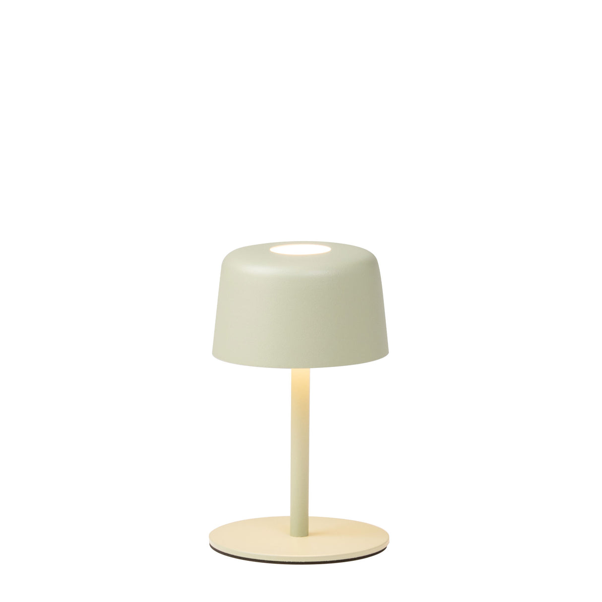 ZAFFERANO Ailati 1+1 Lampada da Tavolo Ricaricabile LED 25/14cm Salvia in Metallo