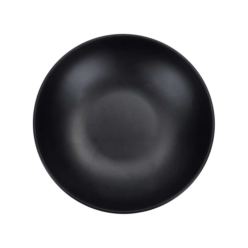 BRANDANI Piatto Fondo Black Eclipse 21,5cm in Melamina