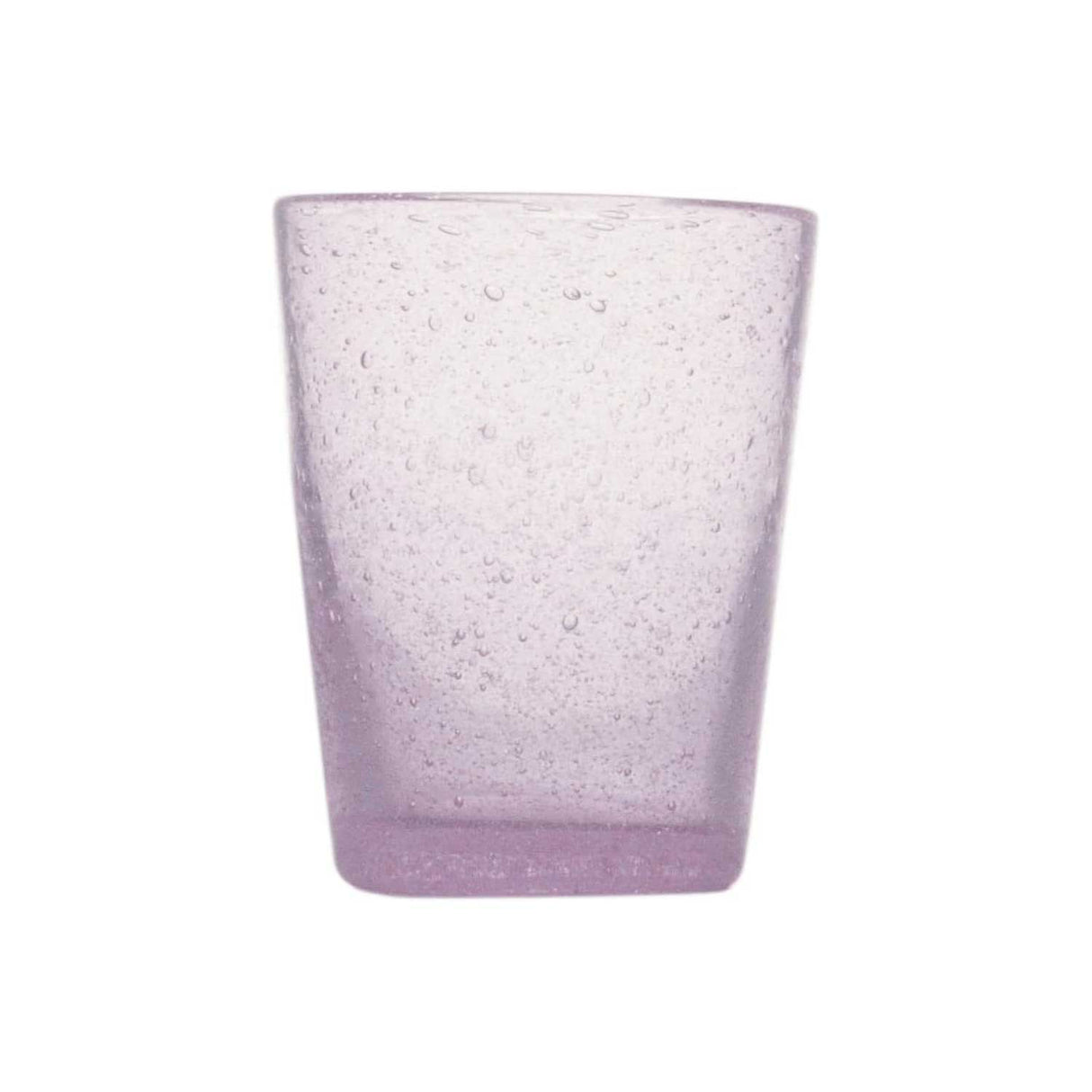MEMENTO Bicchieri Acqua Colorati Violetta Set 6 Pezzi 250ml Pasta di Vetro