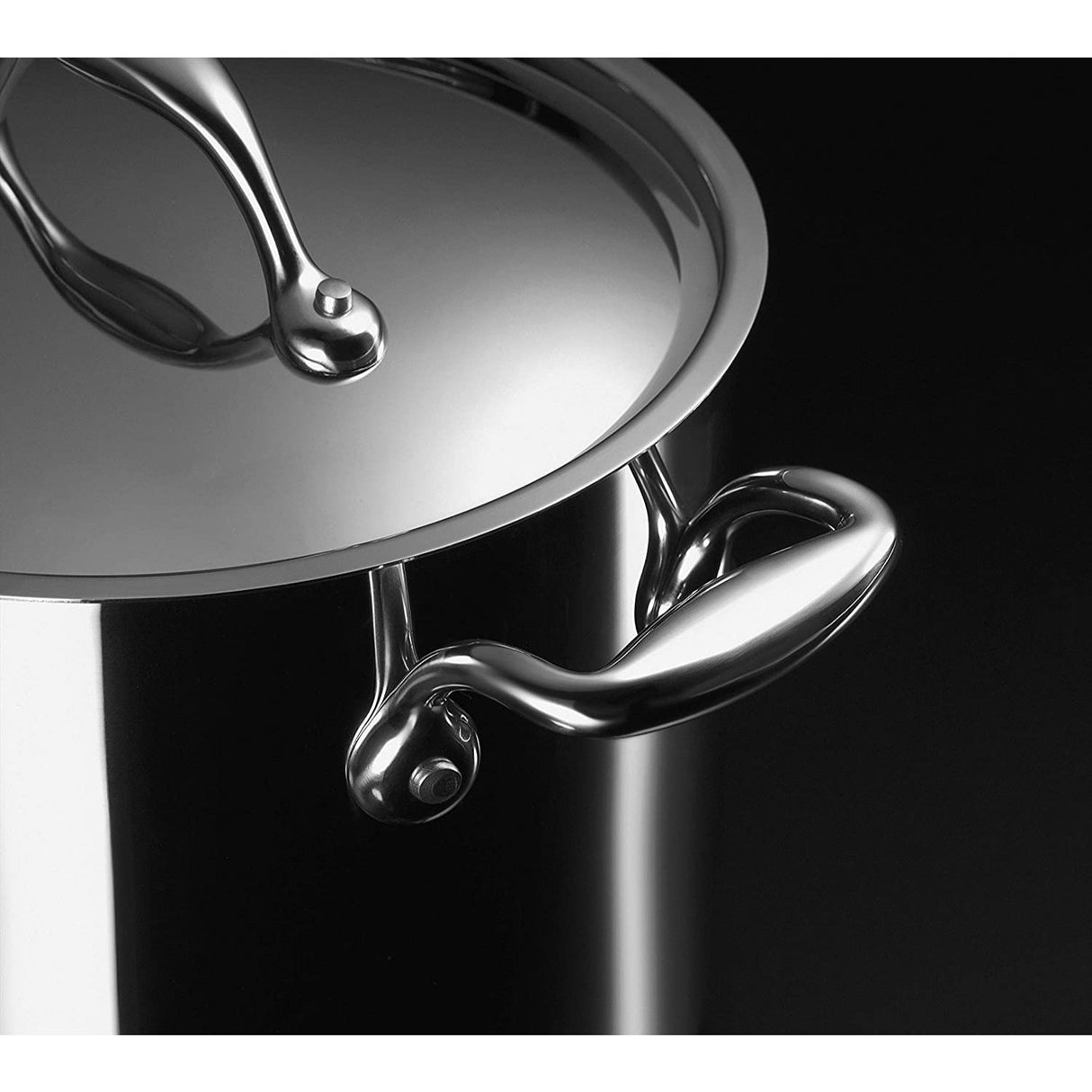 LAGOSTINA Accademia Deep Casserole 2 Handles with Lid 16cm Stainless Steel