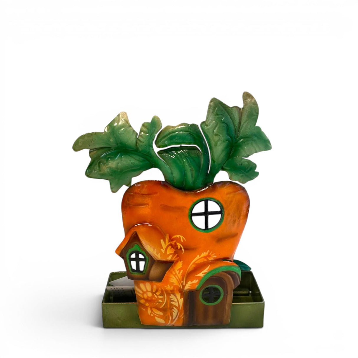 PALAIS ROYAL Porta Zampirone Casetta Carota 20x15cm Metallo
