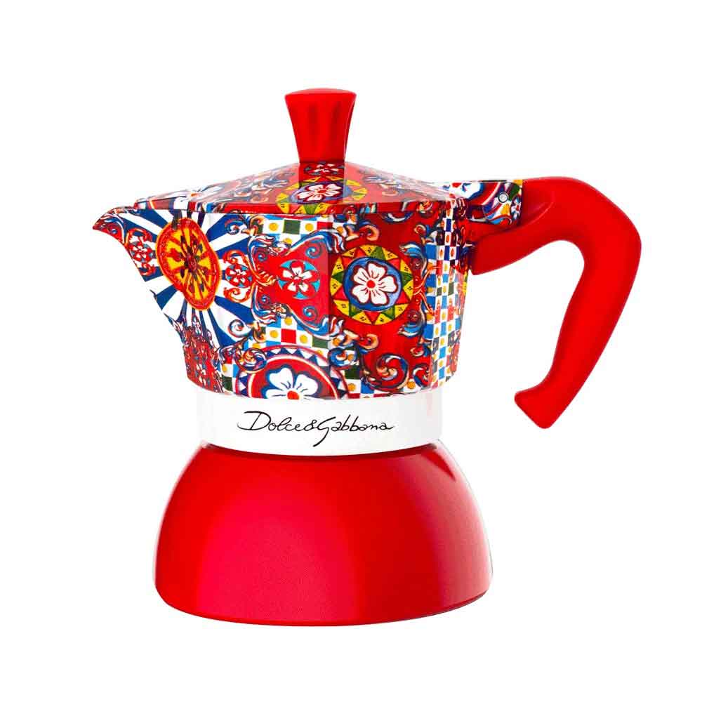 BIALETTI Dolce & Gabbana Carretto Siciliano Moka a Induzione 4 Tazze