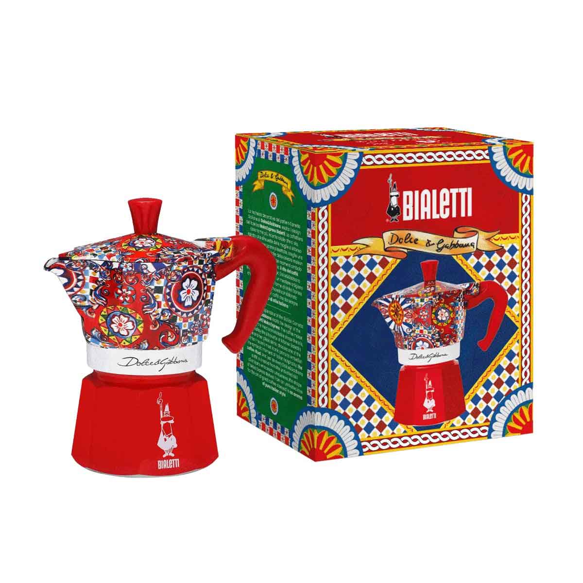 BIALETTI Dolce & Gabbana Carretto Siciliano Moka Express 3 Tazze
