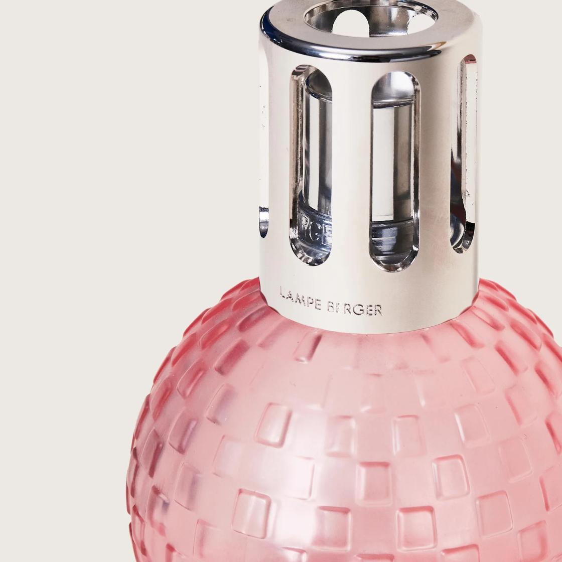 LAMPE BERGER Lampada Catalitica Cofanetto Disco Estivale Rose + 250ml Soleil Fruité