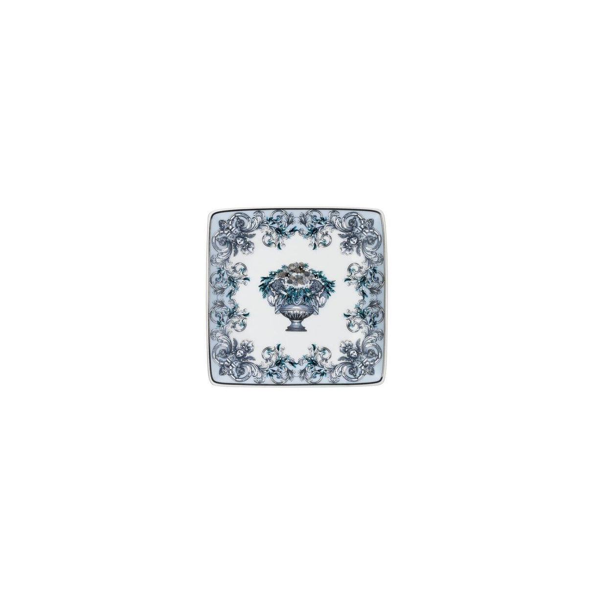 VERSACE Coppetta Quadrata Coupe Dieux Holiday 2026 Edizione Limitata 12x12cm in Porcellana