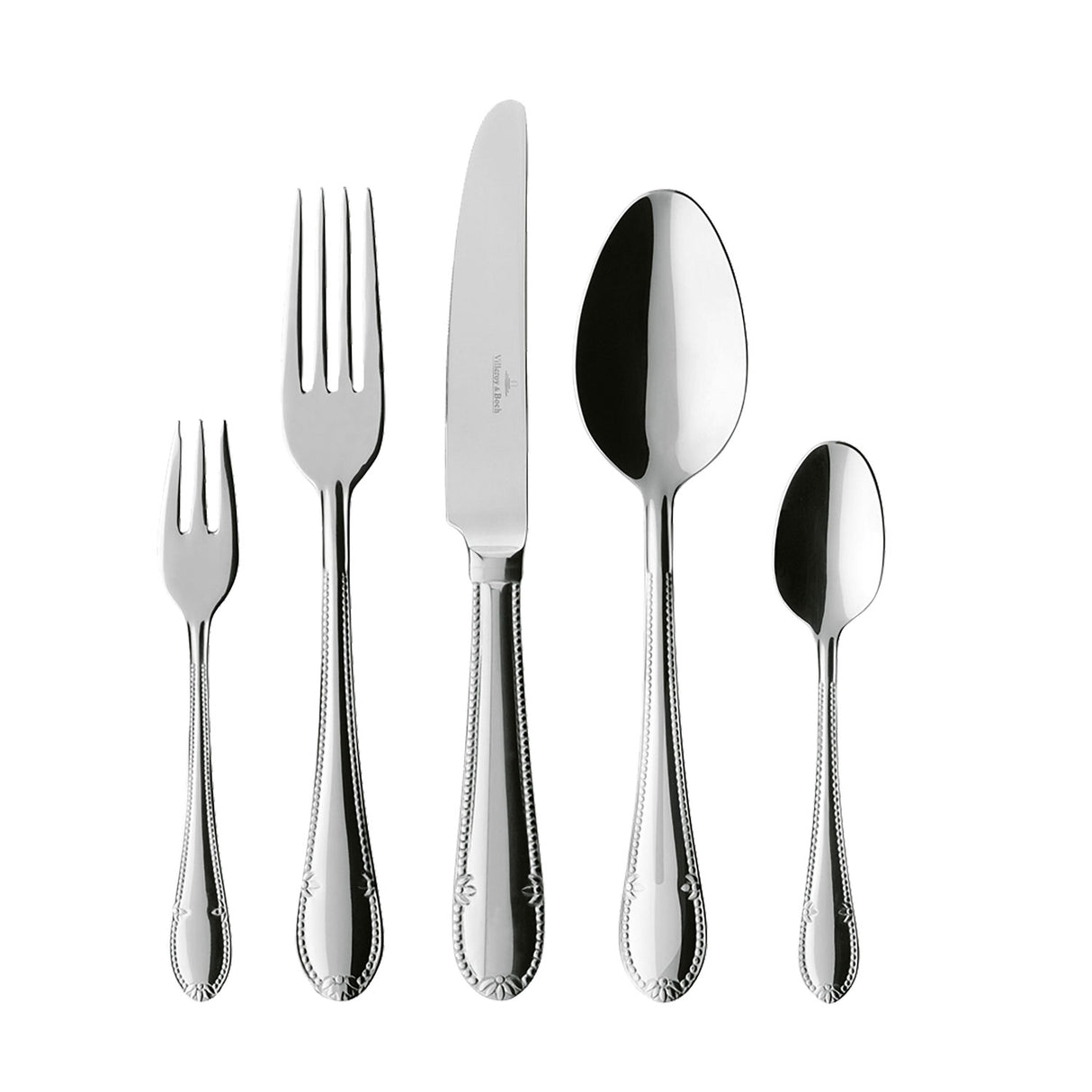 VILLEROY & BOCH Mademoiselle Servizio Posate Tavola 30 Pezzi Acciaio Inox