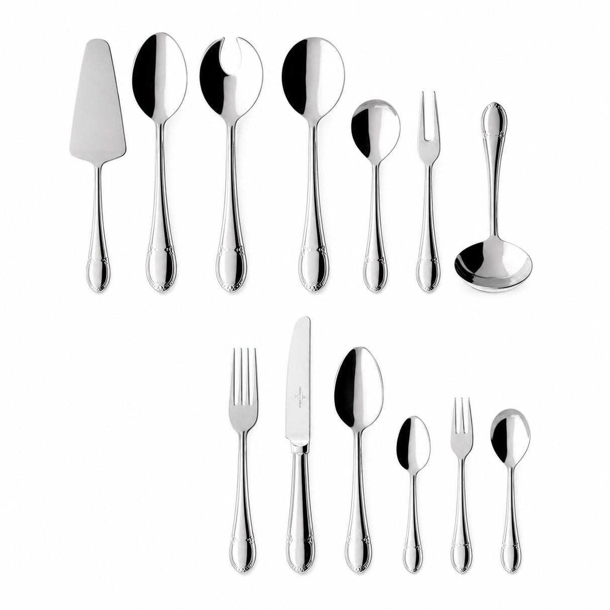 VILLEROY & BOCH Mademoiselle Servizio Tavola Posate Set 68 Pezzi Acciaio Inox
