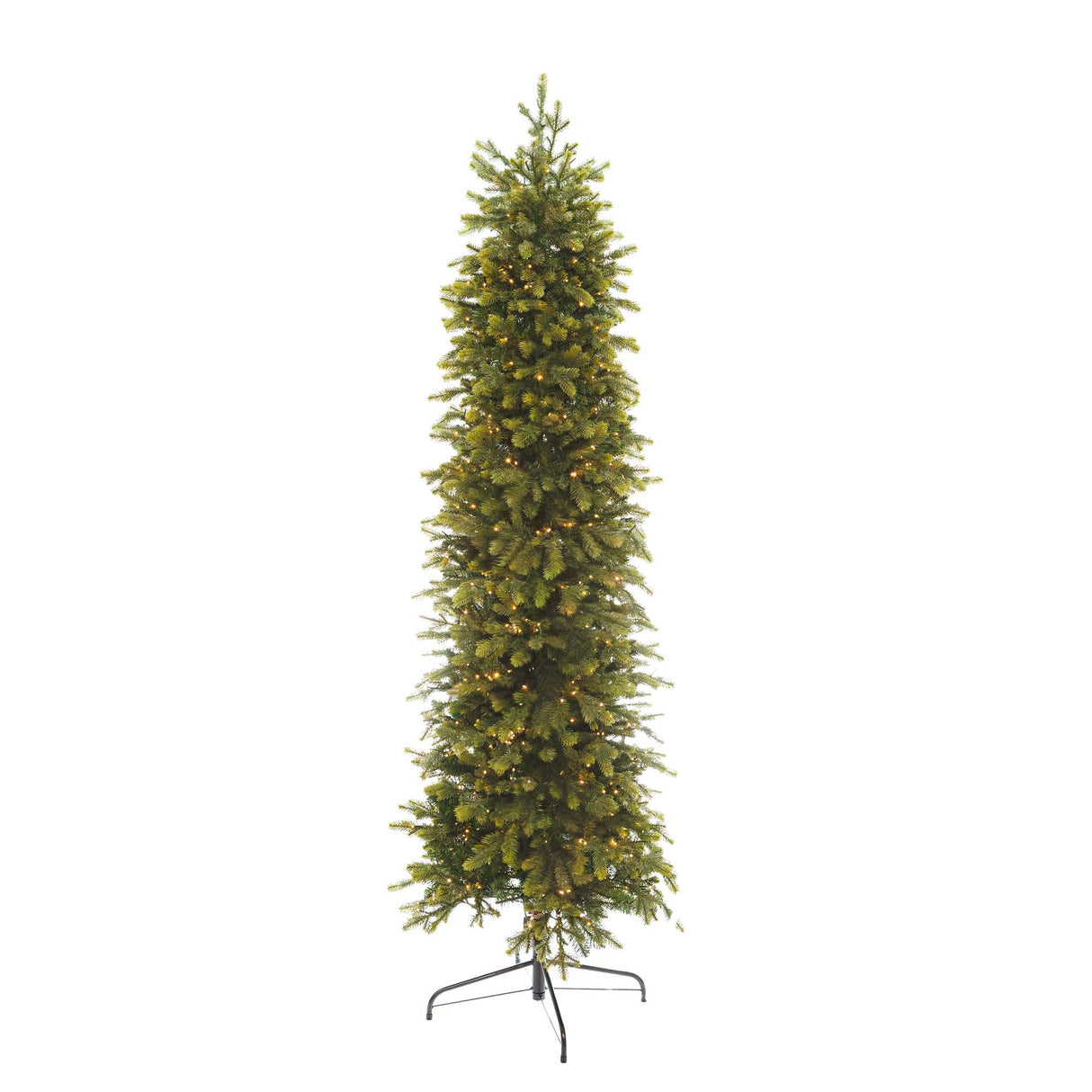 Magnifique Maison Albero di Natale Slim 240x80cm Realistico 996 Rami con 1500 LED