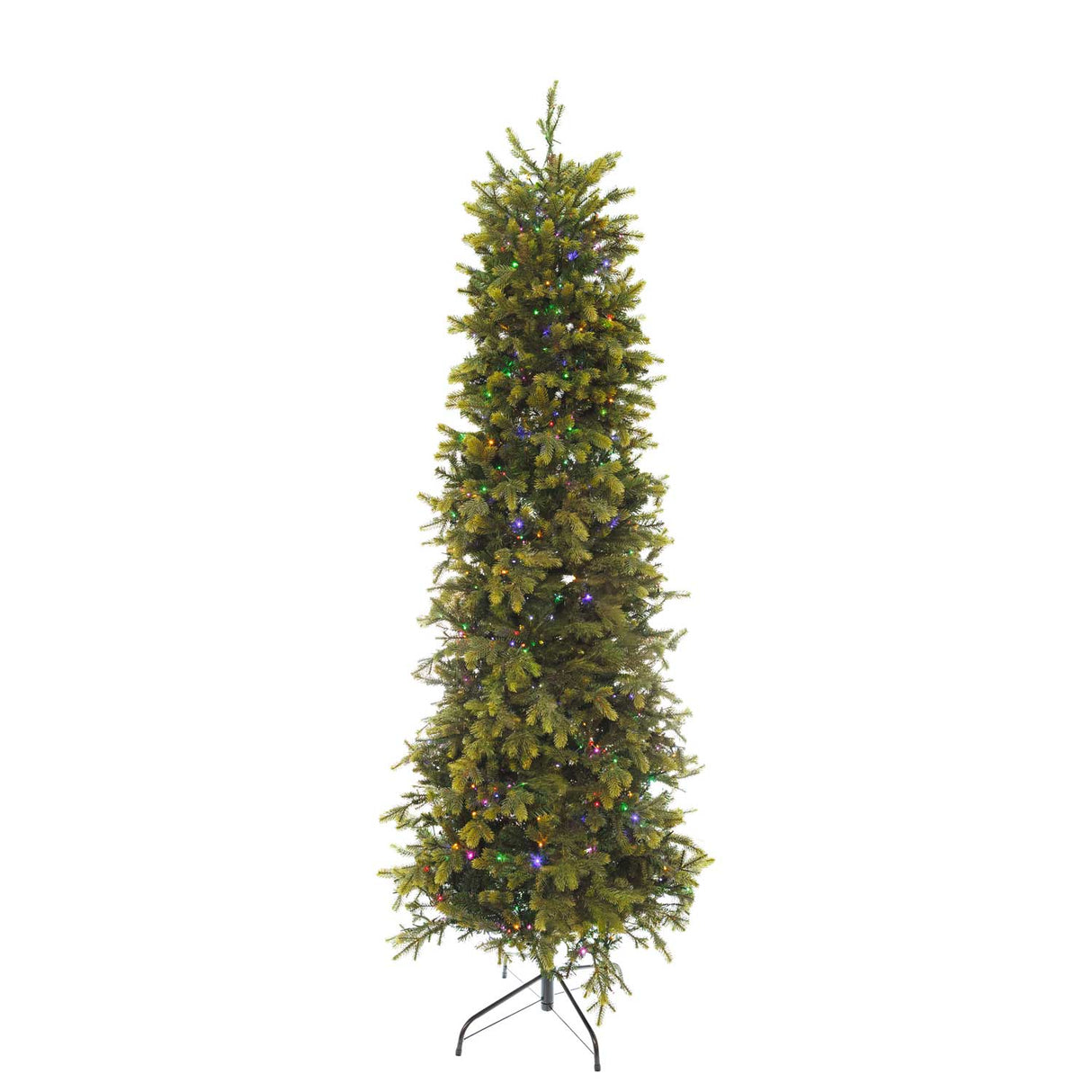 Magnifique Maison Albero di Natale Luxury Semi Slim 240x90cm Realistico 1108 Rami con 2000 LED
