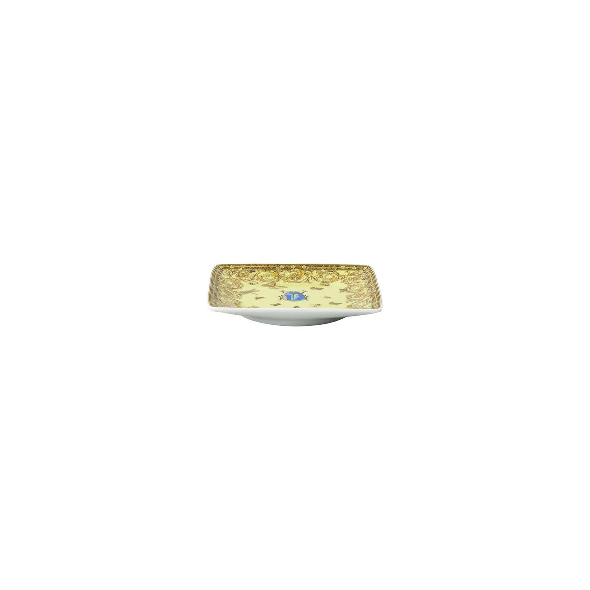 VERSACE Coppetta Quadrata Le Jardin De Versace 30 Years 12x12cm in Porcellana