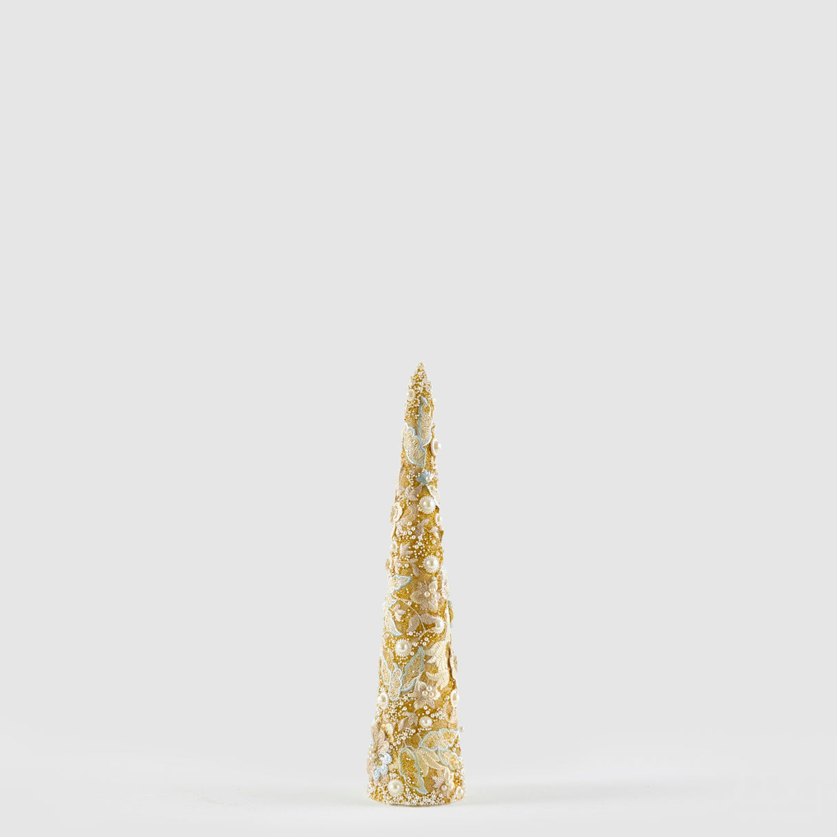 EDG Enzo De Gasperi Alberello di Natale Traforato Blu e Oro in Plastica 41cm