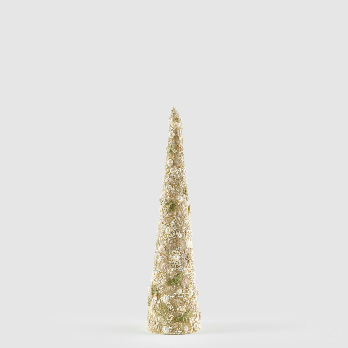 EDG Enzo De Gasperi Alberello di Natale Traforato Verde e Oro in Plastica 51cm