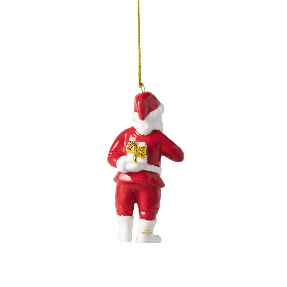VILLEROY & BOCH Addobbo Babbo Natale Christmas Classics 2026 Oro in Porcellana Premium 11cm