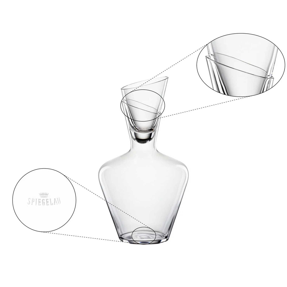 SPIEGELAU Definition Caraffa Decanter per Vino in Cristallo 1L