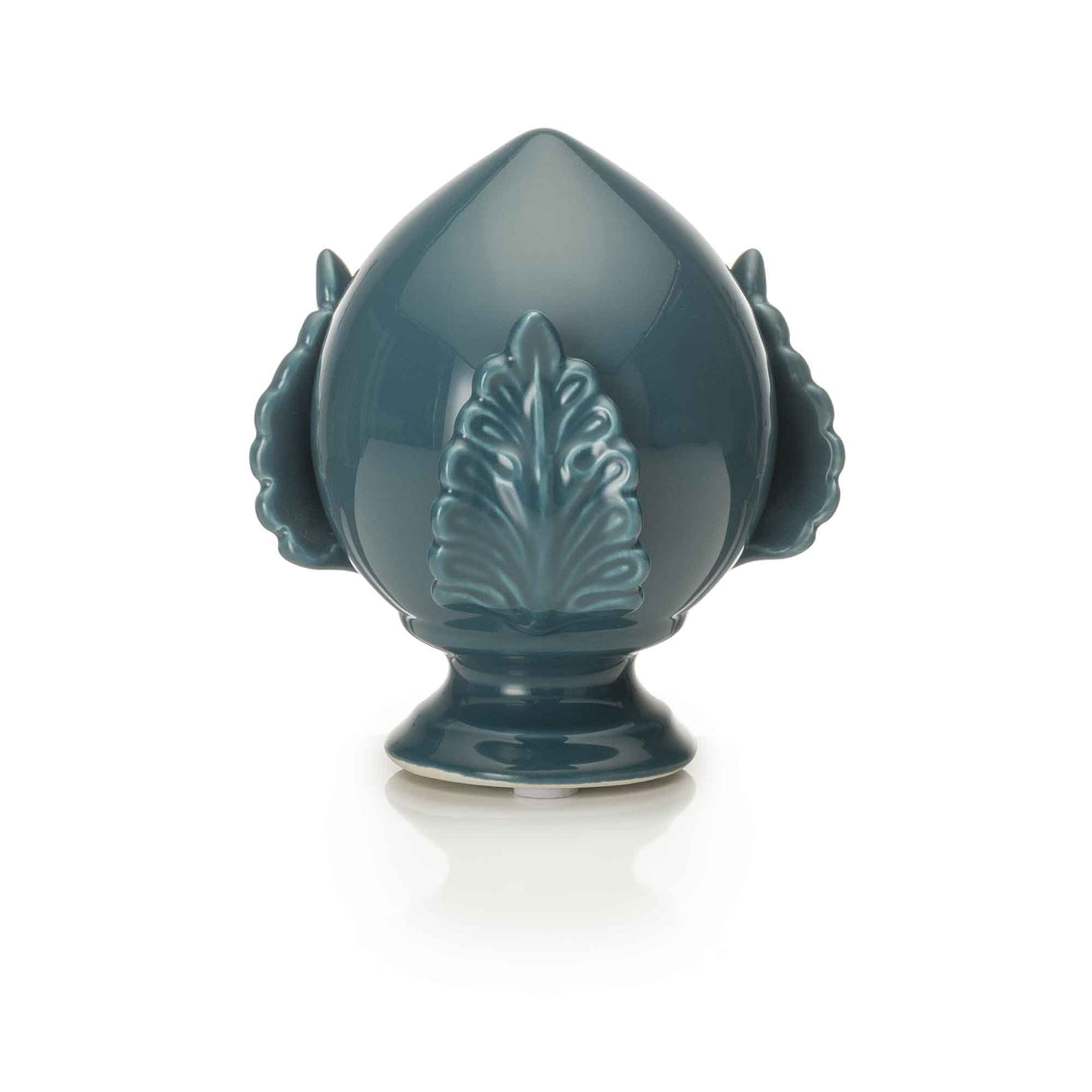 Pumo Pugliese Palais Royal in ceramica blu ottanio 12 cm