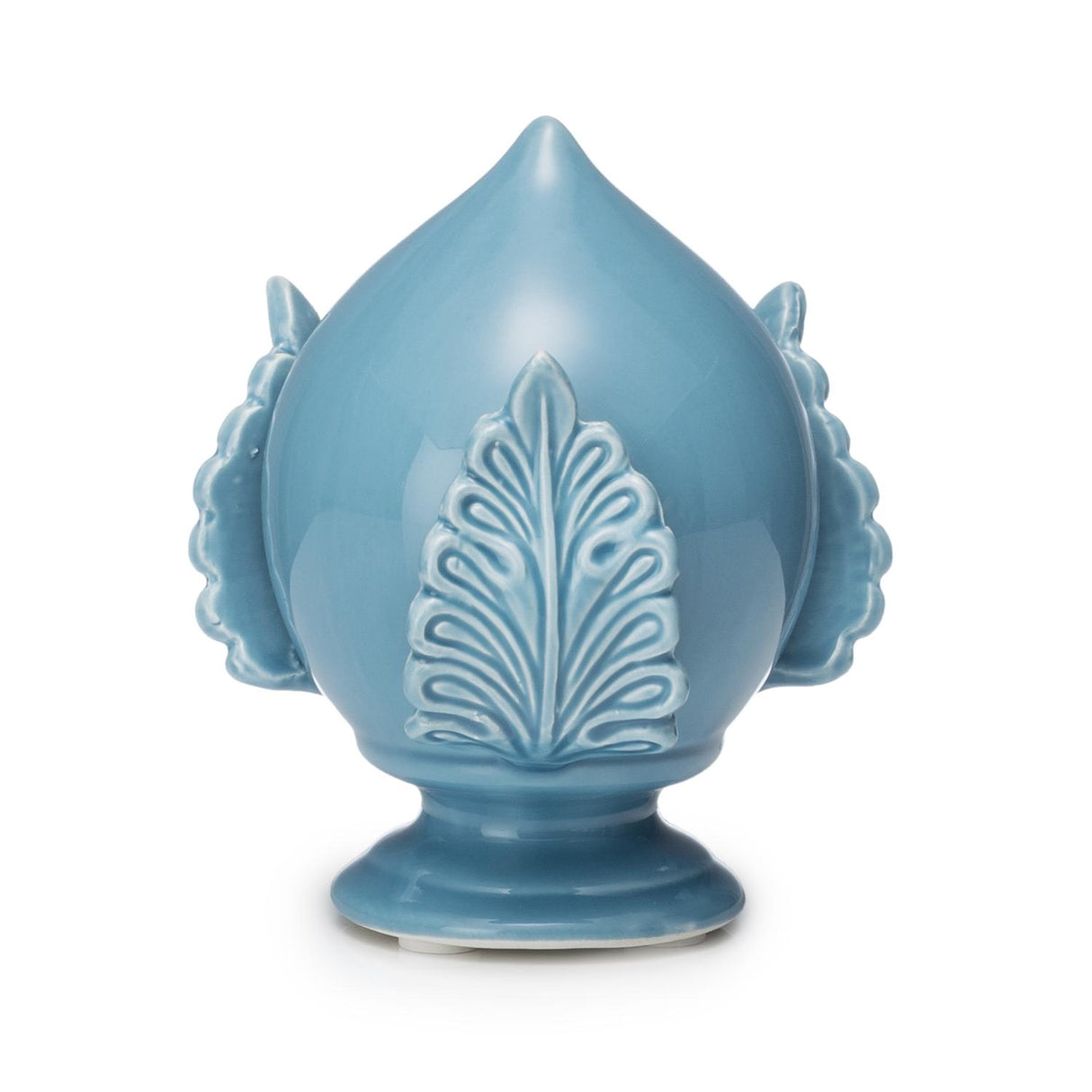 Pumo pugliese Palais Royal in ceramica azzurra 12 cm