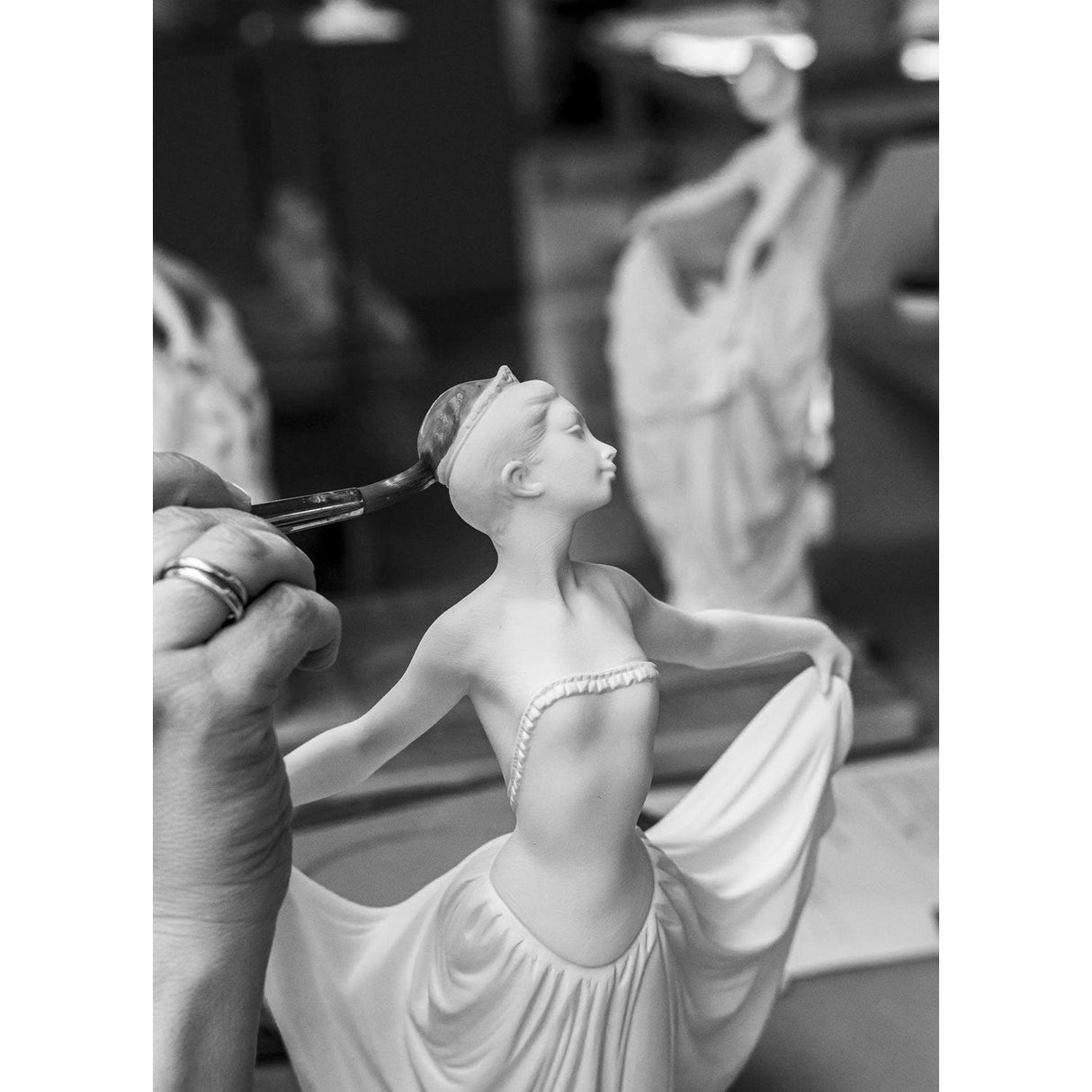 LLADRO' Figurina Ballerina 30x18cm Porcellana