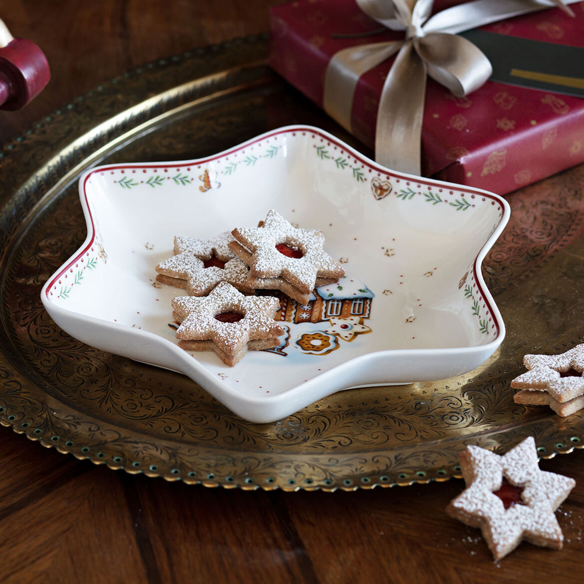 VILLEROY & BOCH Winter Bakery Delight Ciotola Coppa Stella Media 24,5cm Tavola Natalizia