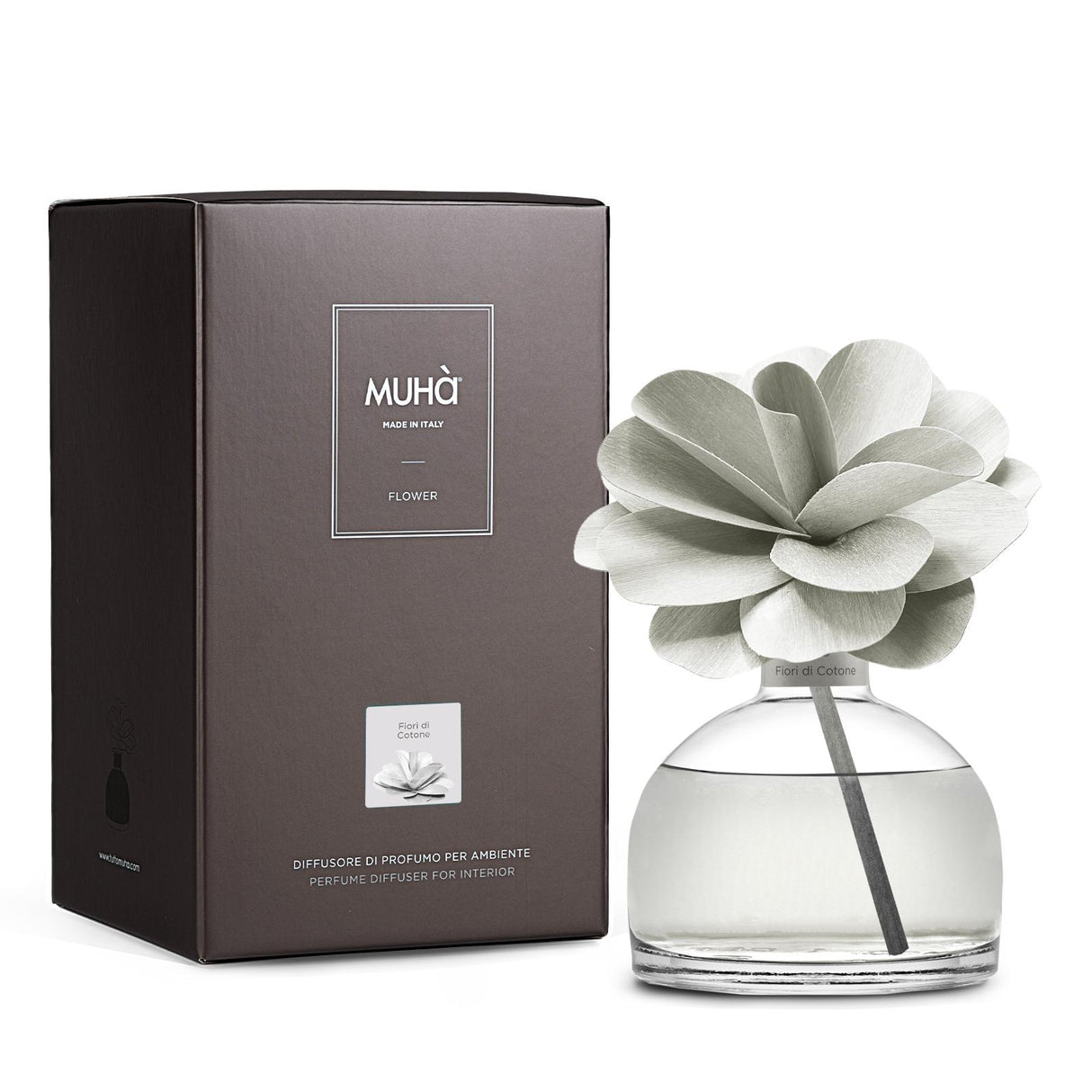MUHA' Air Freshener Flower Diffuser 200ml Cotton Flowers