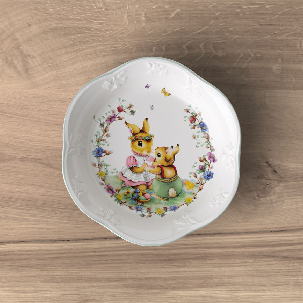 Ciotola Spring Fantasy Villeroy & Boch in porcellana con decoro pasquale 16 cm