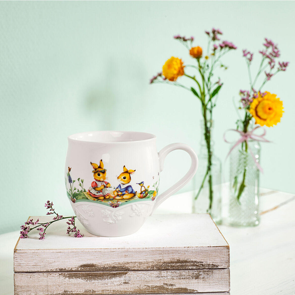 VILLEROY & BOCH Spring Fantasy Coffee Mug 530ml 10.5cm Easter Table