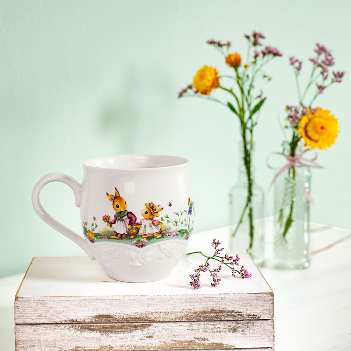 VILLEROY & BOCH Spring Fantasy Coffee Mug 530ml 10.5cm Easter Table