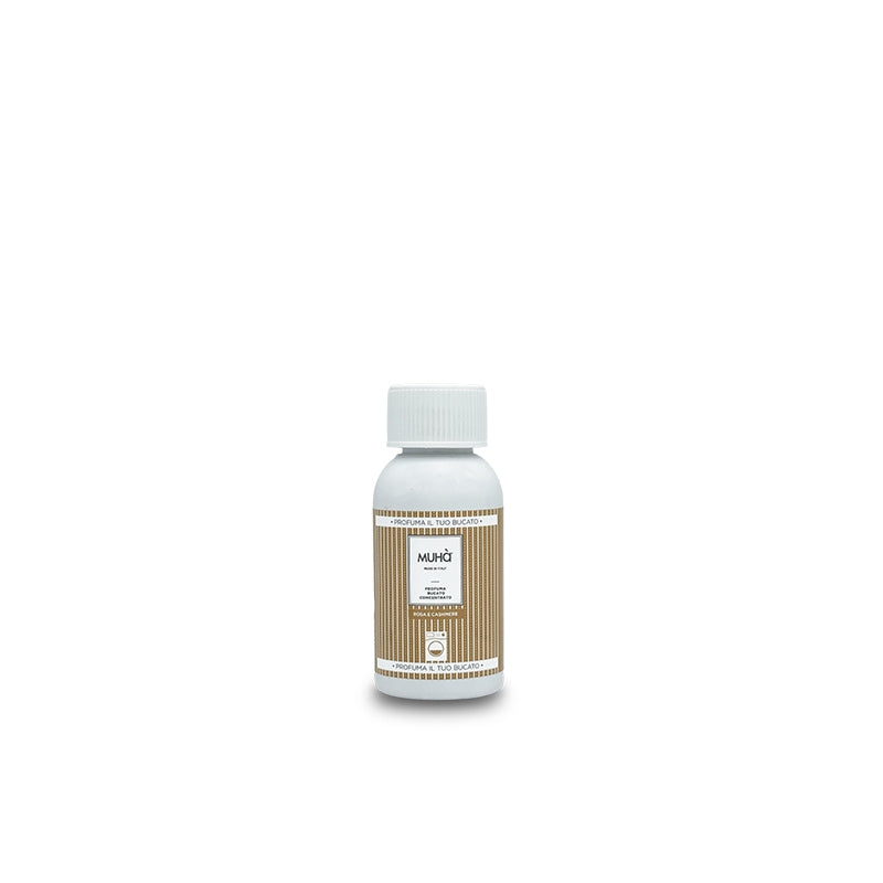 Profumo bucato Muhà Rosa e Cashmere flacone 100 ml fragranza floreale