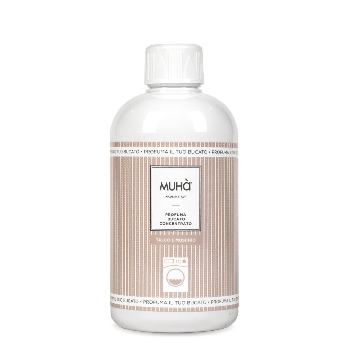 Flacone profumo bucato Muhà Talco e Muschio 400 ml essenza lavatrice