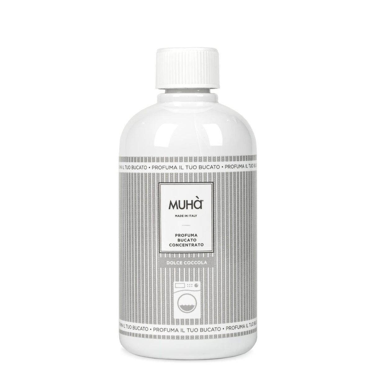 Flacone profumo bucato Muhà Dolce Coccola fragranza vanigliata 400 ml