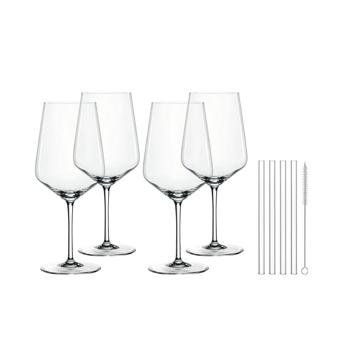 Calici vino rosso Nachtmann in cristallo forma a diamante set 4 pezzi