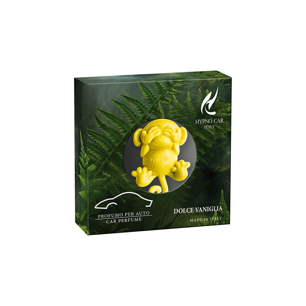 HYPNO CASA - Sweet Vanilla Yellow Monkey Car Air Freshener
