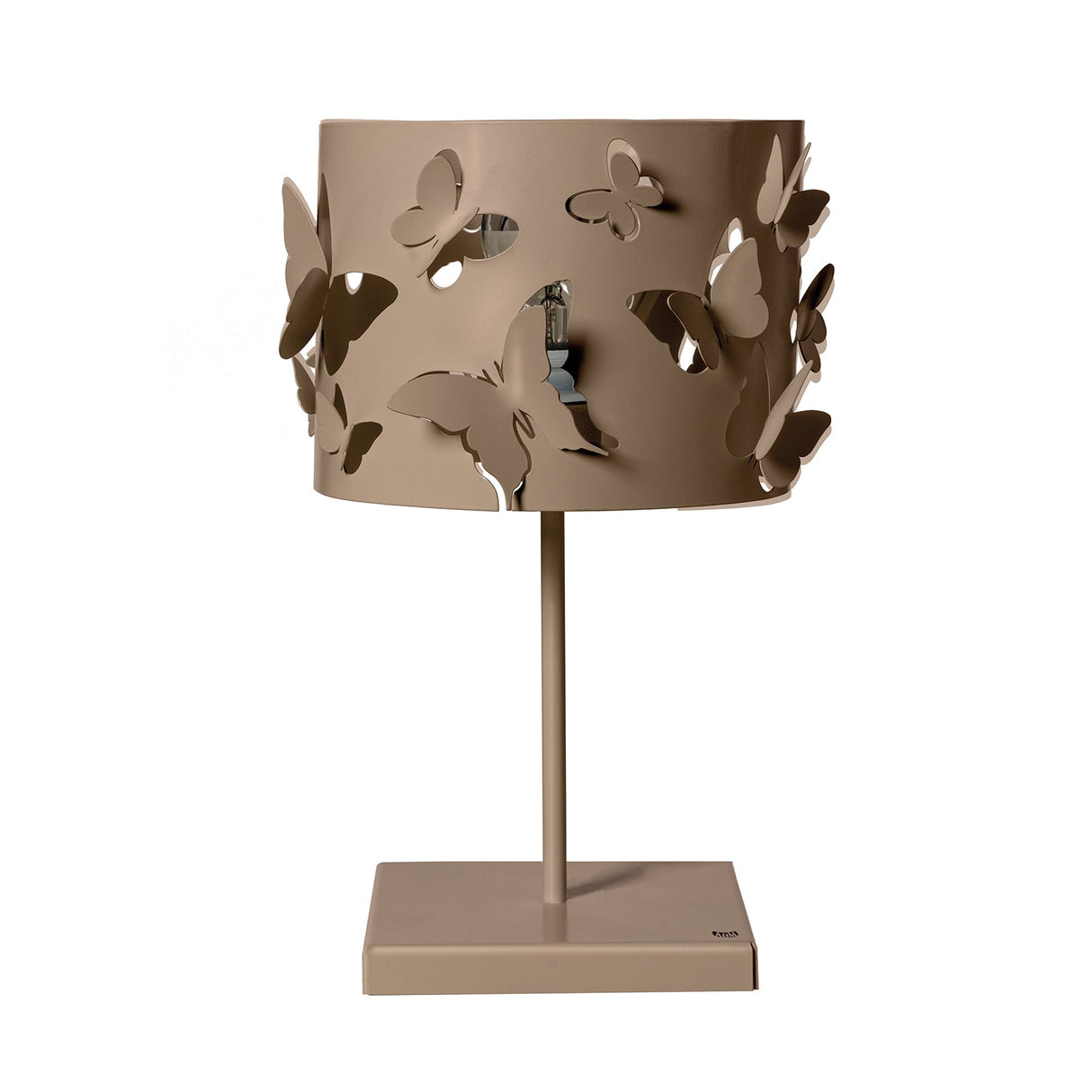 Lampada da tavolo Farfallosa Arti e Mestieri in metallo beige design farfalla