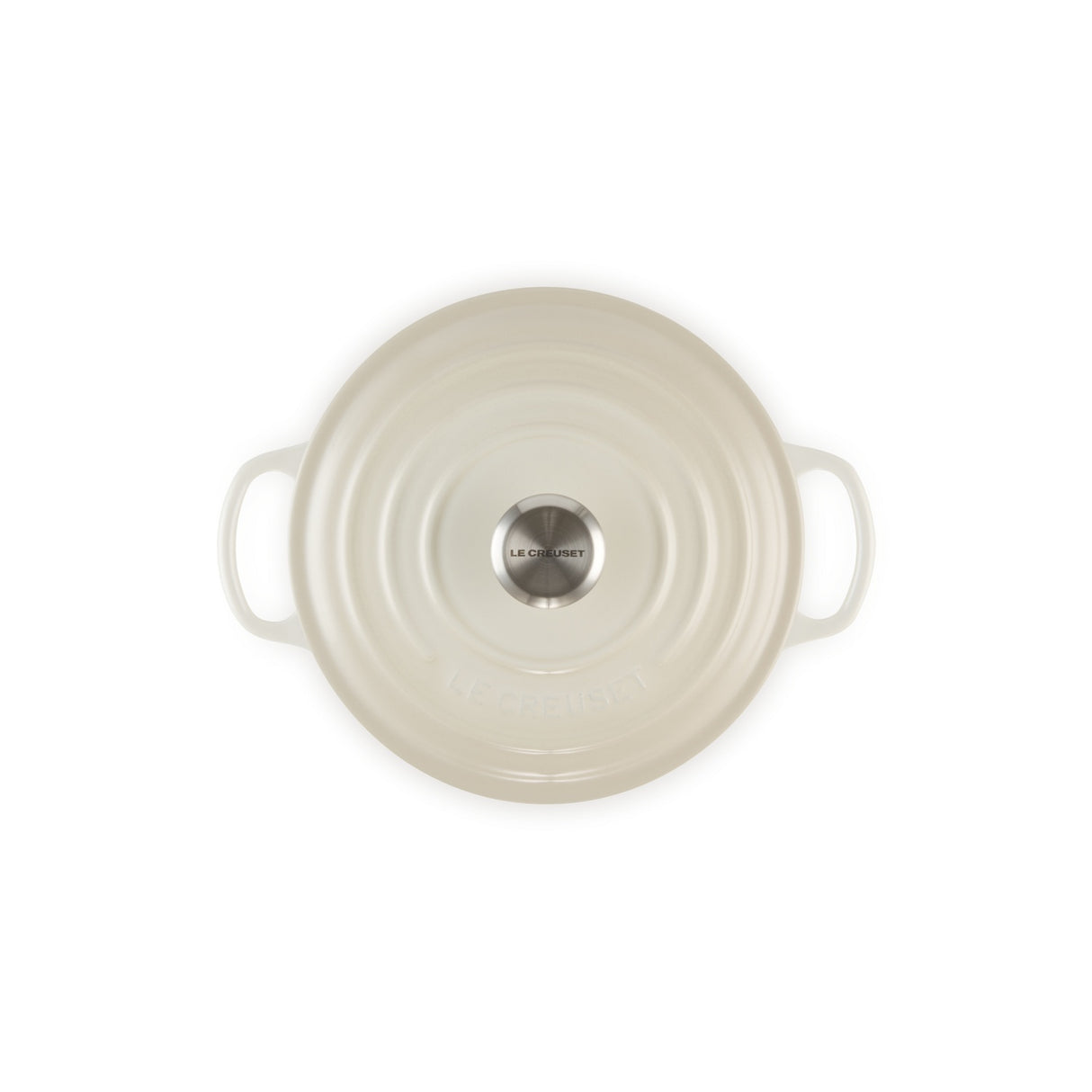 LE CREUSET Cocotte Rotonda Evolution 20cm Meringa Ghisa Vetrificata