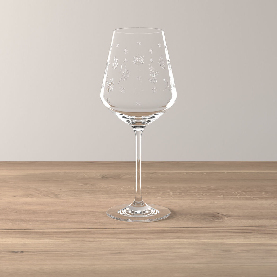 Calici vino Toy's Delight Villeroy & Boch in cristallo con decori 22,7 cm