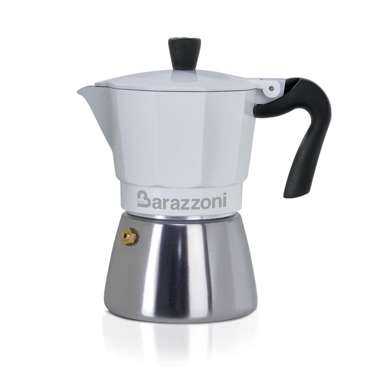 Caffettiera Ibrida Barazzoni in bimetallo 6 tazze diametro 10 cm