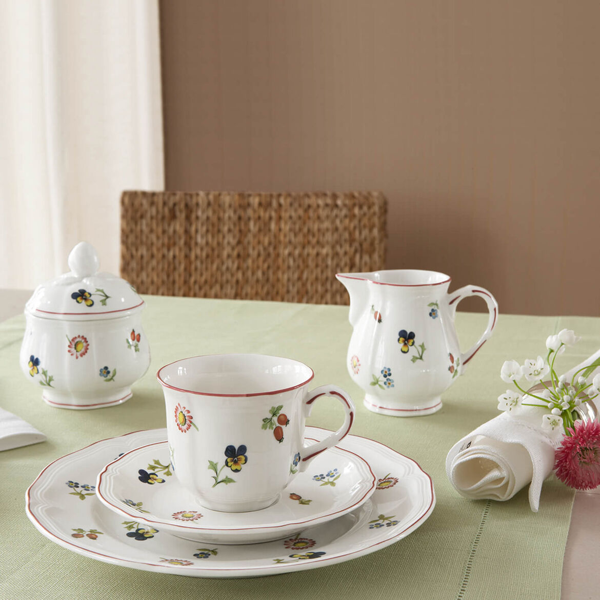 VILLEROY & BOCH Petite Fleur Zuccheriera 200ml Porcellana