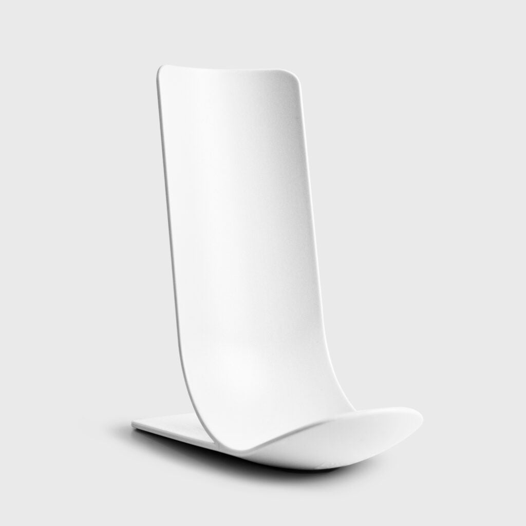 Poggiamestoli Stand Blim Plus in polipropilene bianco 18 cm